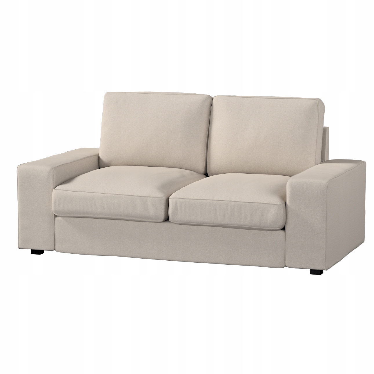 Poťah na 2-miestnu pohovku Kivik, nerozkladaciu, Ikea, čierny