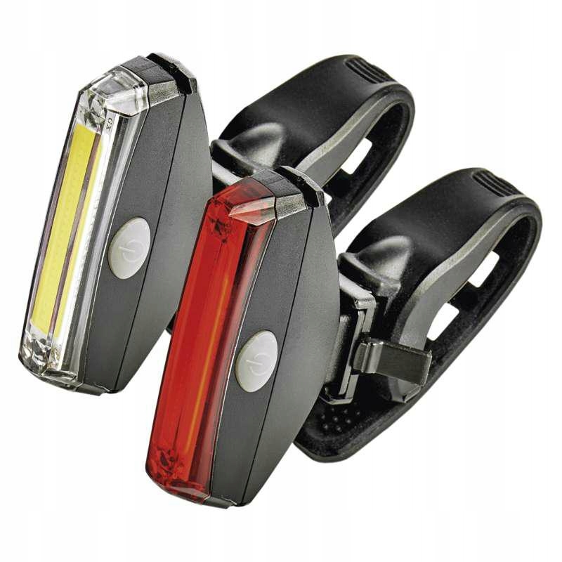

Lampa rowerowa Emos P3922 zestaw przód tył Led Cob