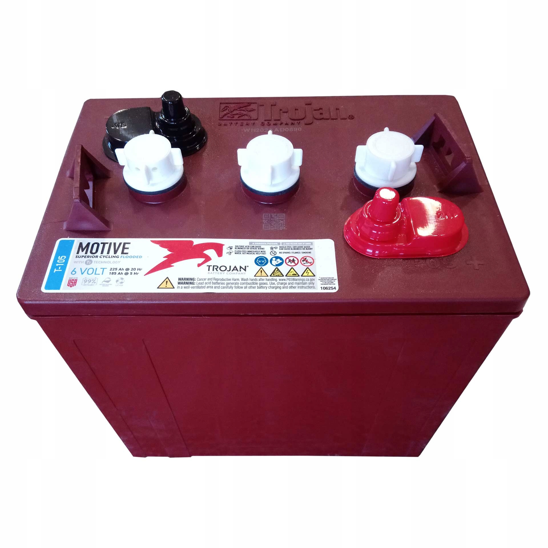 T105 - Тяговая батарея Trojan Motive T-105 6V 225AH