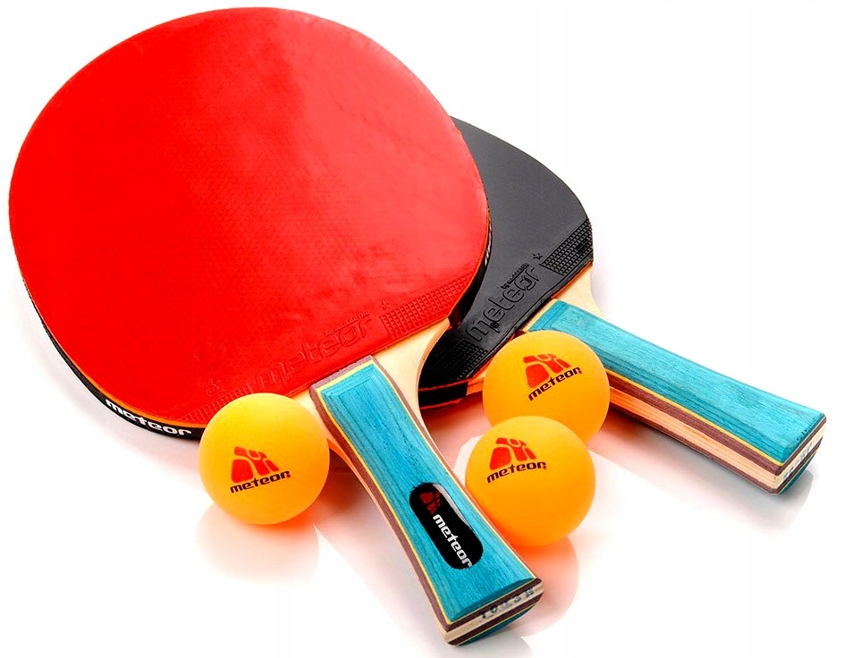 

Zestaw Ping Pong Paletki Piłeczki Meteor Mocne