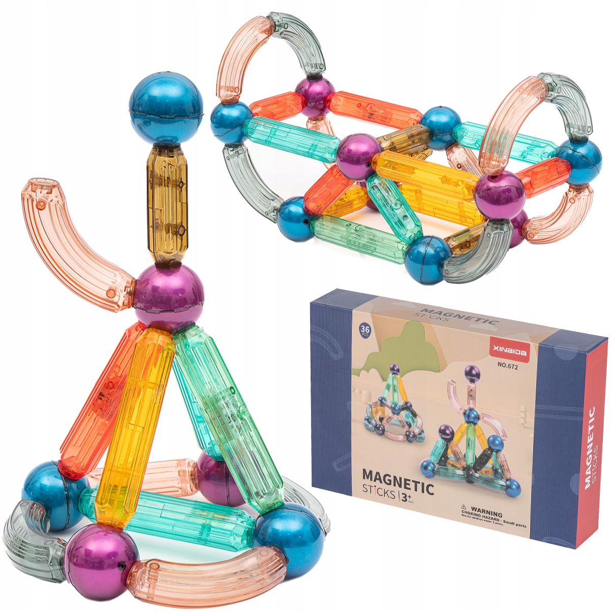 

Magnetic Sticks Zabawka Konstrukcyjna Magnetyczne