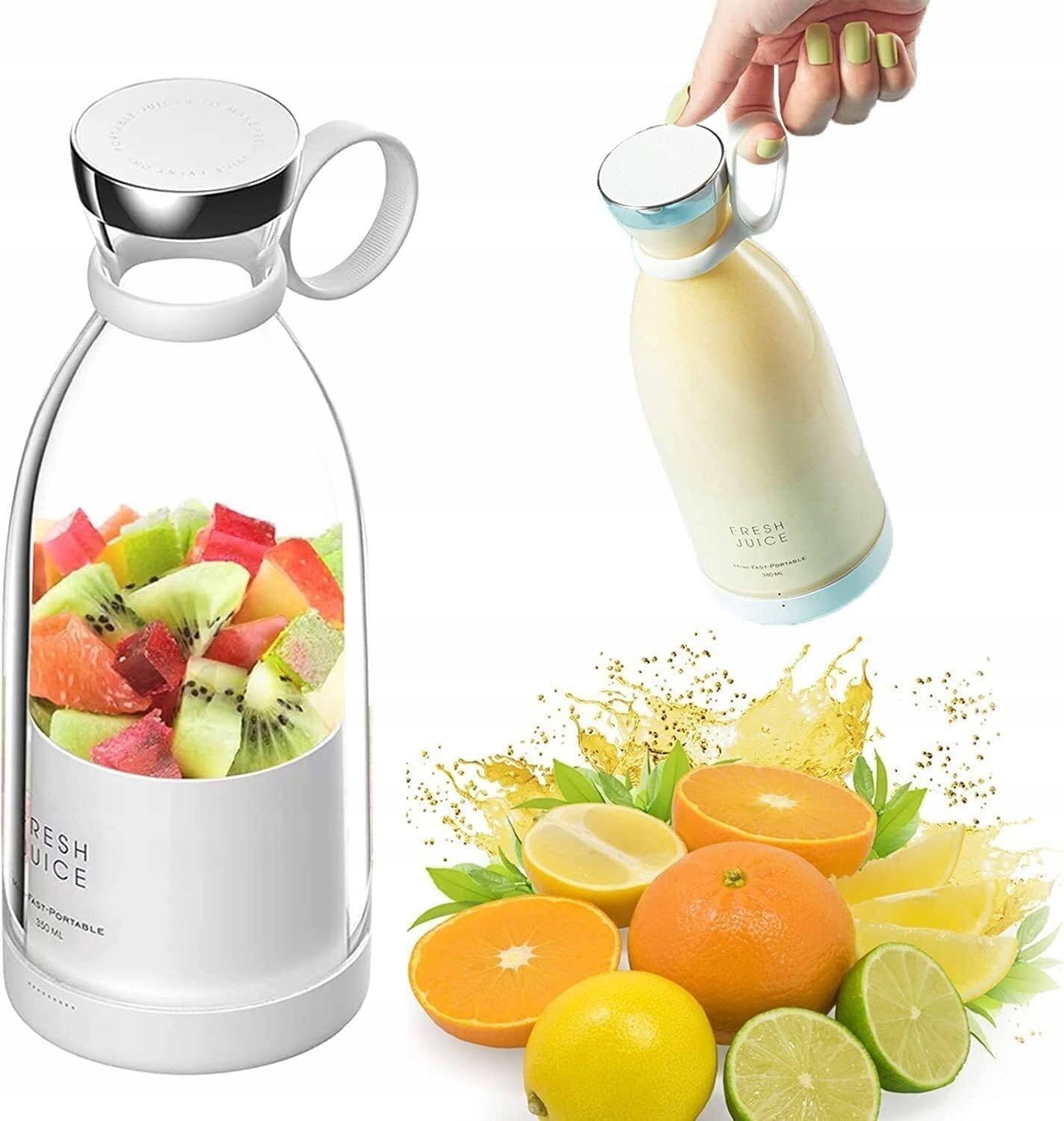 Mixér Stolní Mixér Drtič Smoothie 350 ML Přenosný Usb