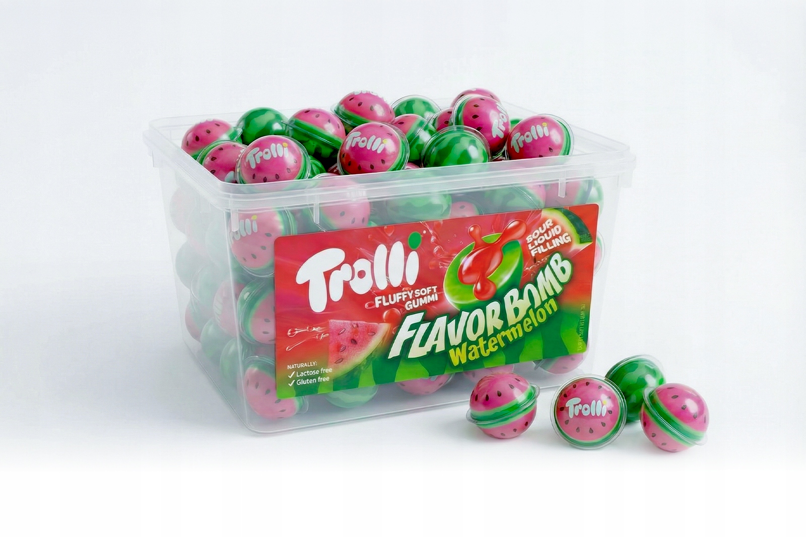 Żelki Watermelon Splash Trolli Box 1128 g