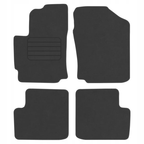 Subaru Justy 07-11 velurové koberce Comfort Grafit