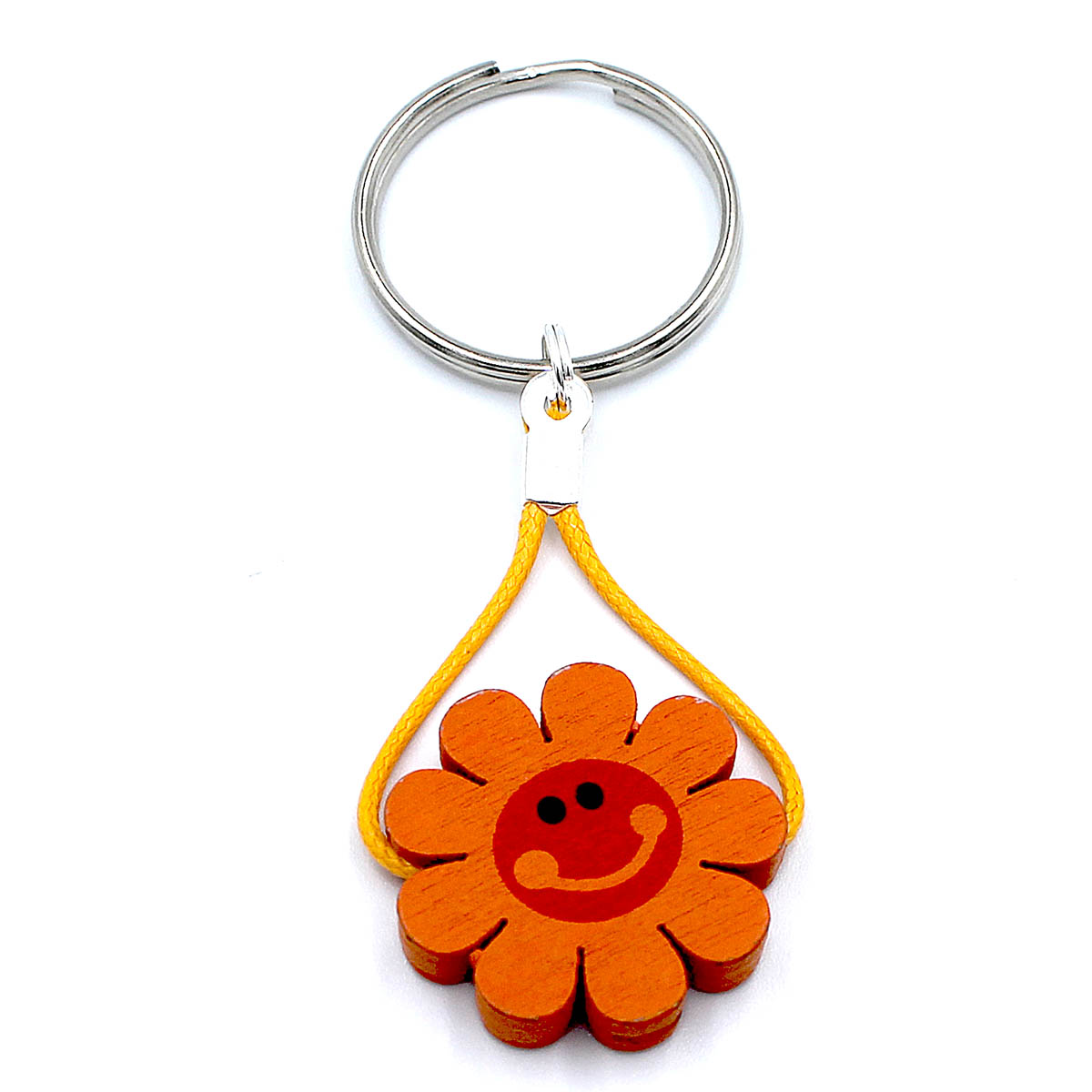 

Brelok Do Kluczy Baza Breloka Kwiatek Pomarańczowy