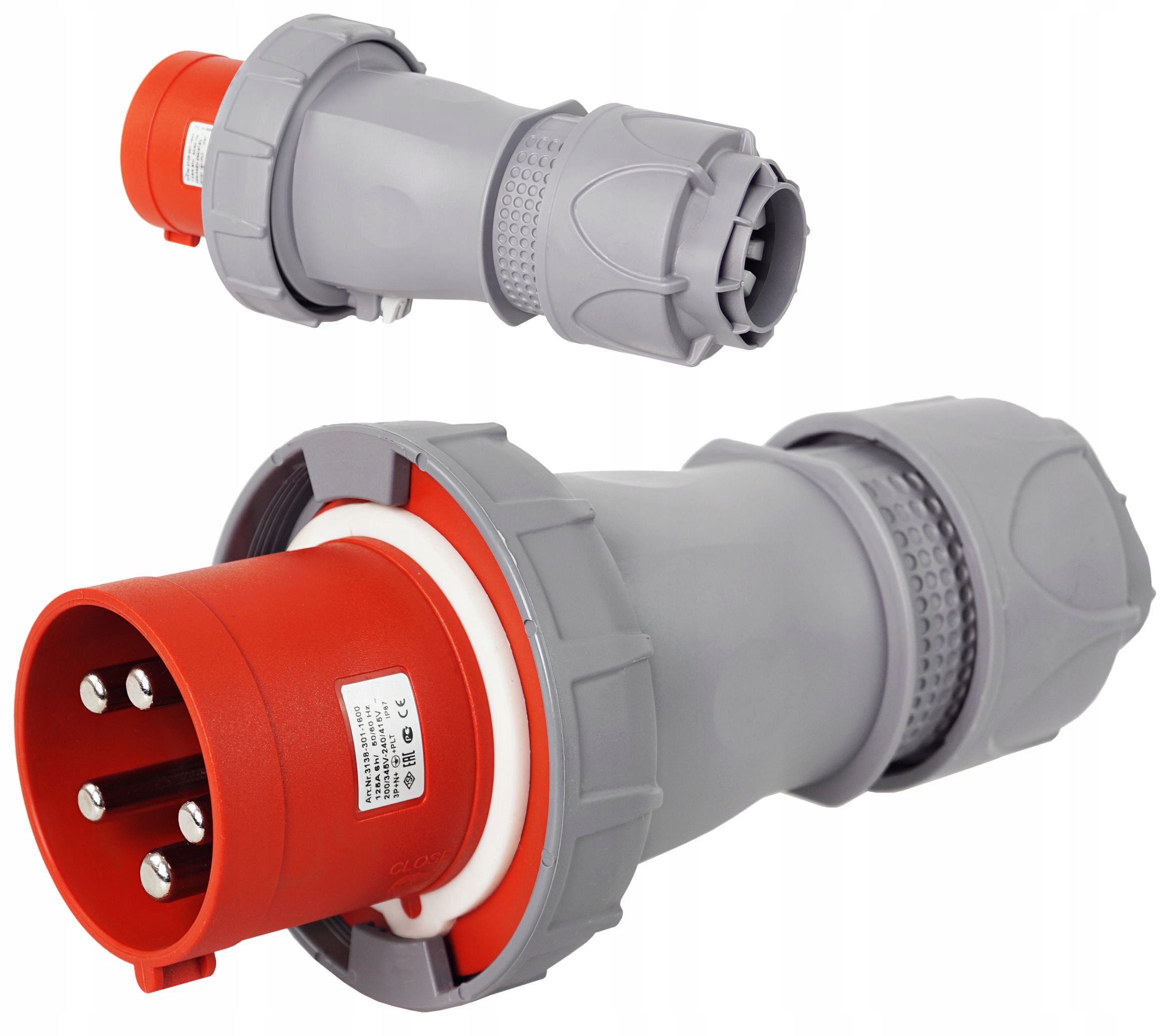 

Wtyczka Przenośna Siłowa Wtyk 125A 5P 400V IP67