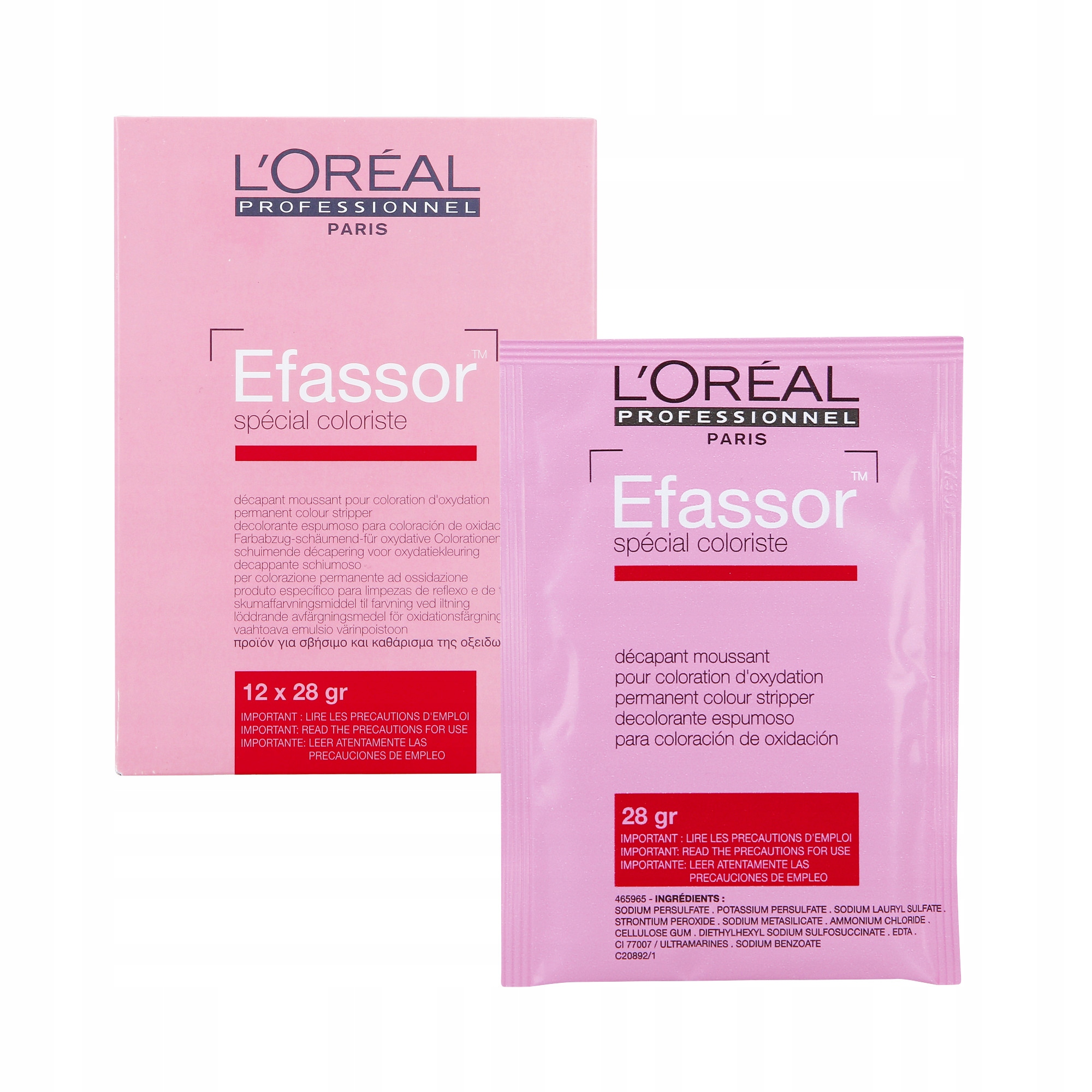 L'oreal Professionnel Efassor Dekoloryzacja Korektor Pianowy 12x28g