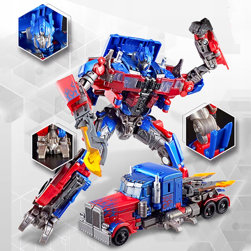 ZABAWKA SAMOCHÓD-ROBOT AUTA 2w1 OPTIMUS PRIME 18cm Bohater Transformers