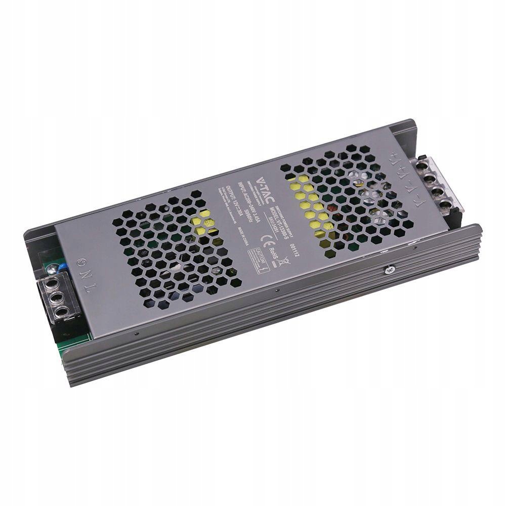 V-tac Modulární montážní napájecí zdroj pro Led Slim 360W 12V 30A IP20 filtr
