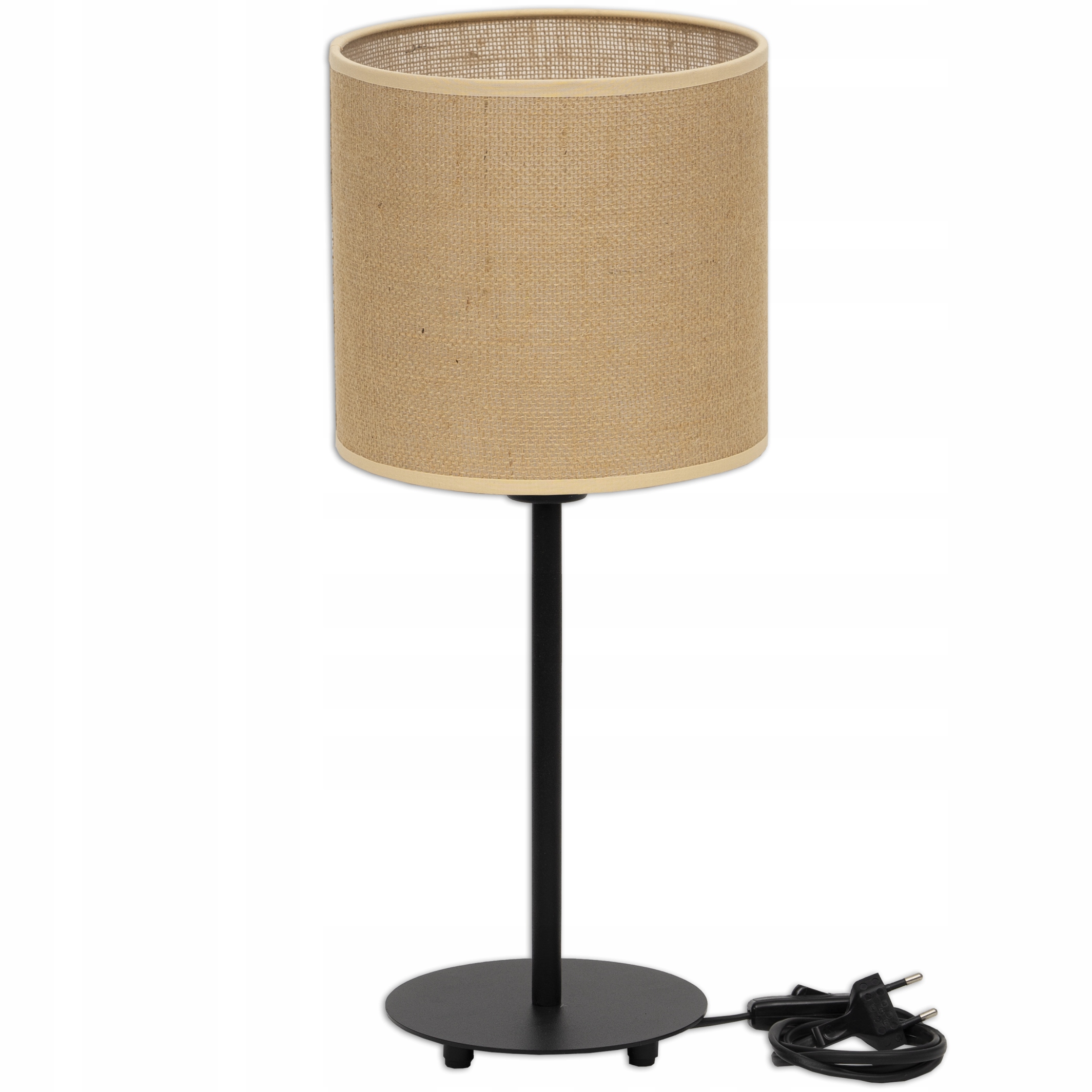 Noční Lampa Stolní Moderní Stolní Stínidlo Boho Juta Přírodní 20 cm