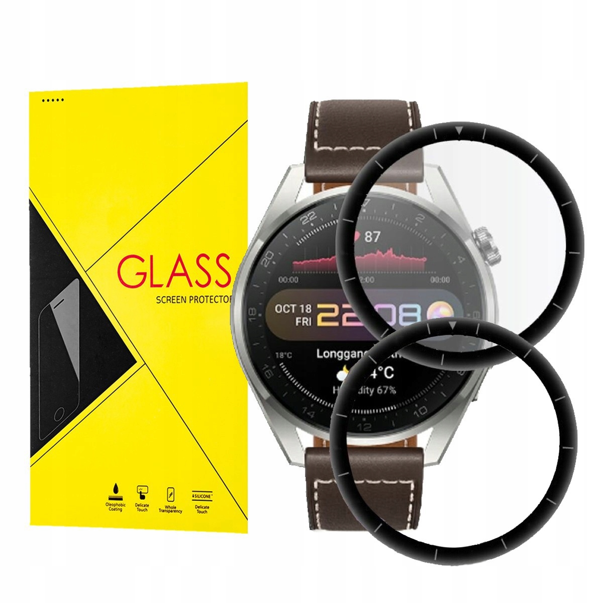 

Szkło Hartowane Do Huawei Watch GT3 Pro 46MM 2 Szt