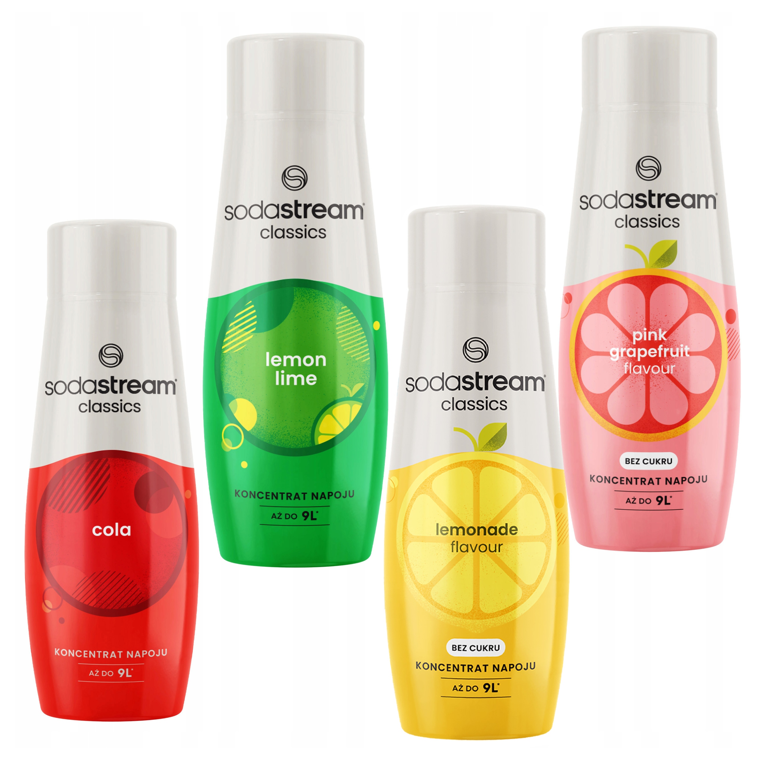 Sodastream Koncentrát sirupu x 4 příchutě pro perlivou vodu