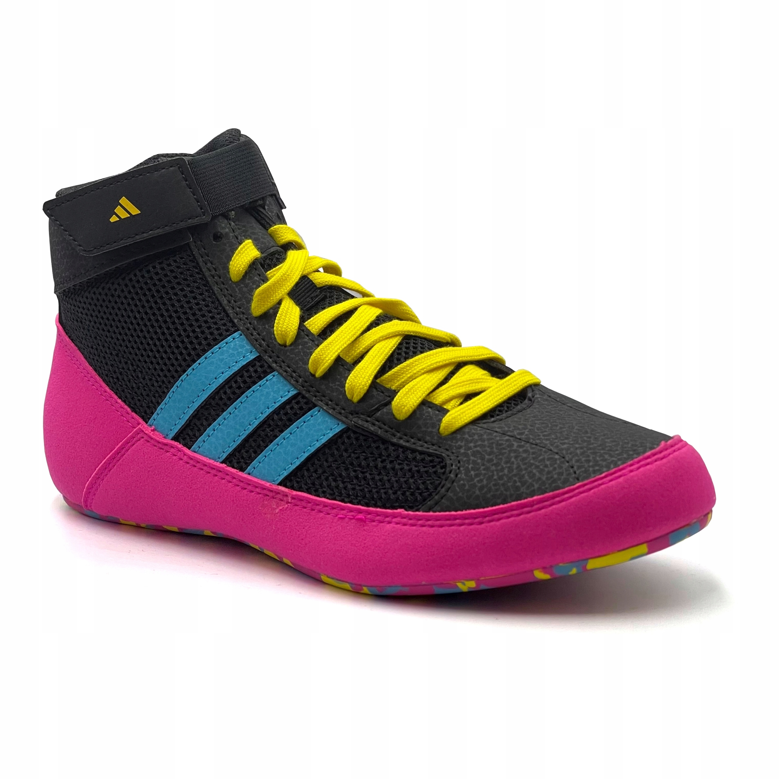 Zápasnické Boty Adidas Havoc JQ4492 Boxerské Boty Lehké Černé 44 2/3
