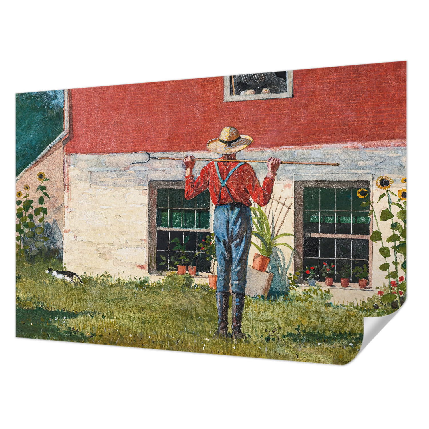 Samolepicí fototapeta Rychlá proměna interiéru Venkovská scéna 104x70 cm