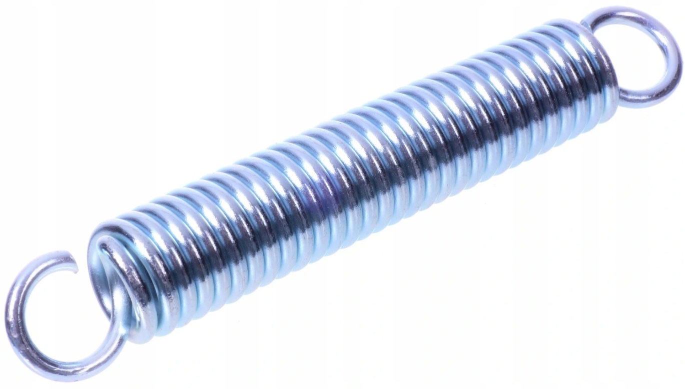 SPRĘŻYNA NACIĄGOWA Z UCHEM ⌀20x130x2.5 MM OCYNK