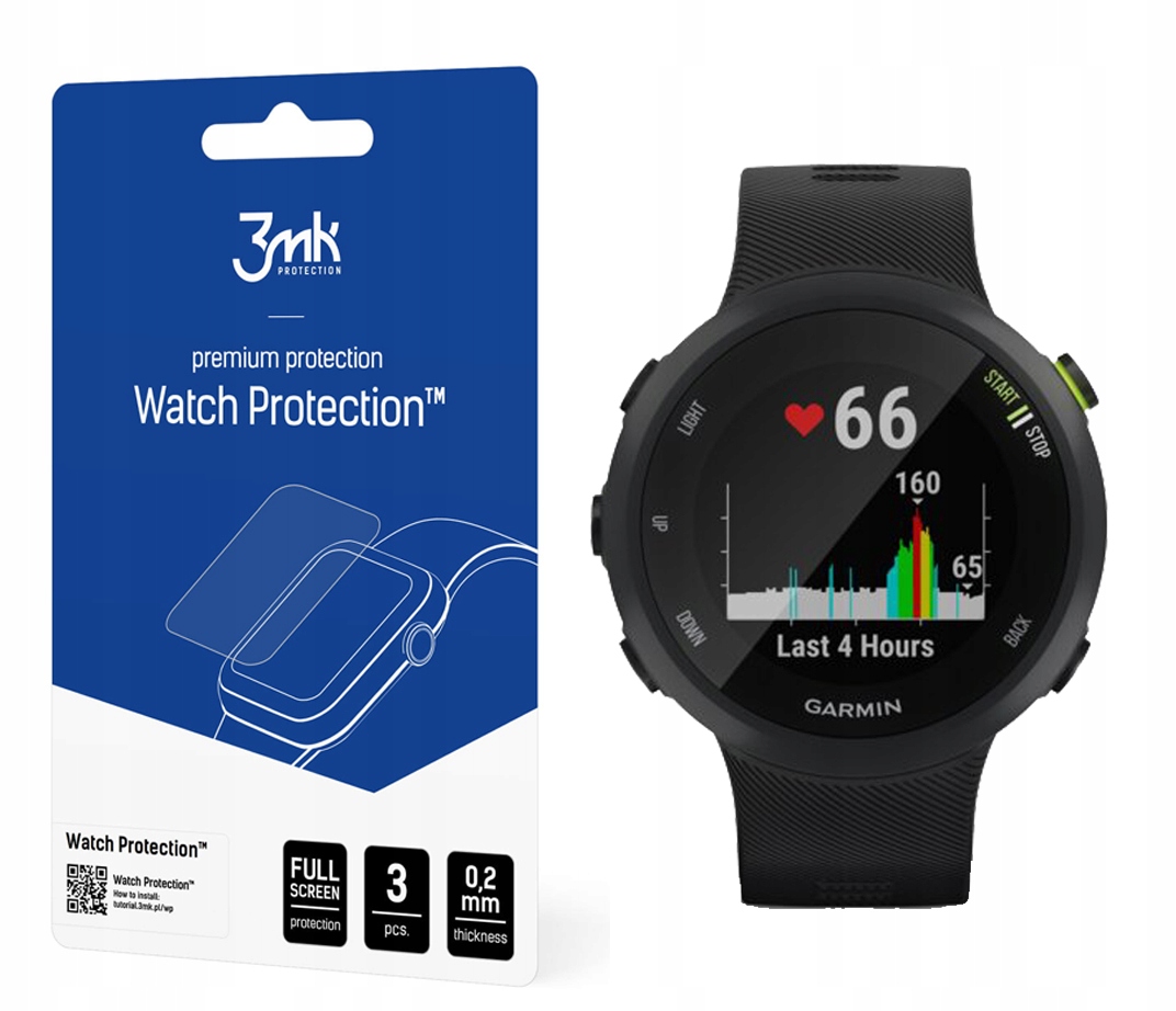 Sklo sklo Flexibleglass Watch 3MK pro Garmin Forerunner 45