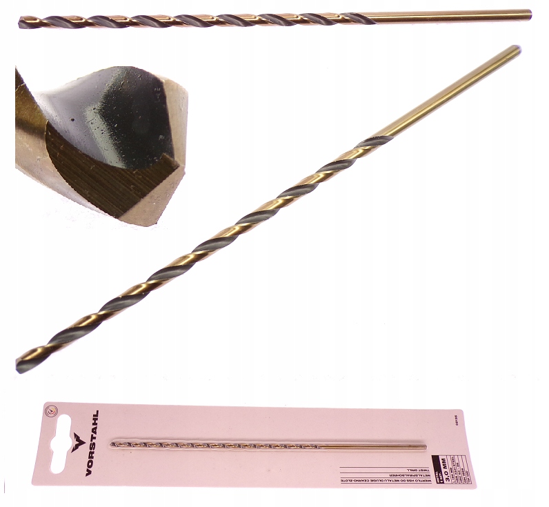 

Wiertło Do Metalu 3MM Bardzo Długie 3,0x190MM Hss