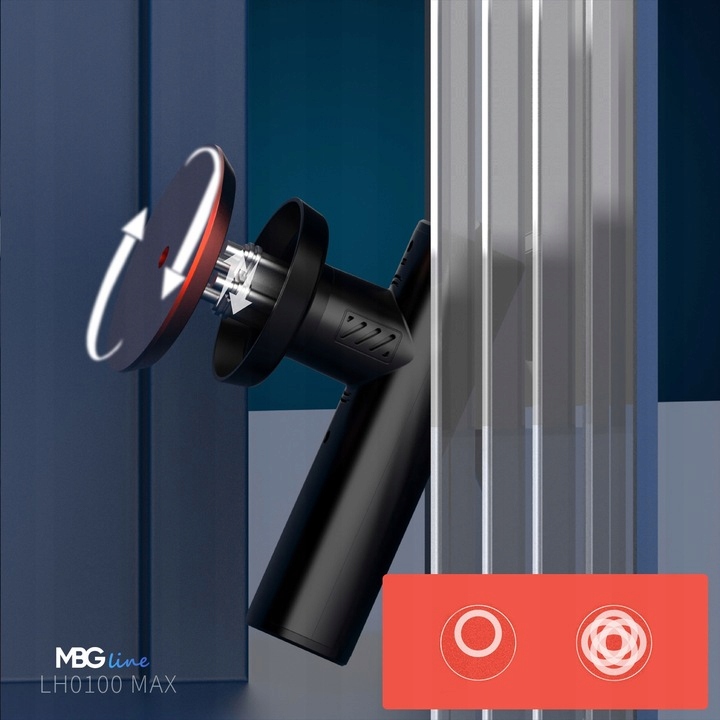 Szlifierka Polerka Samochodowa Bezprzewodowa Akumulator ZESTAW SZCZOTEK USB Moc 30 W