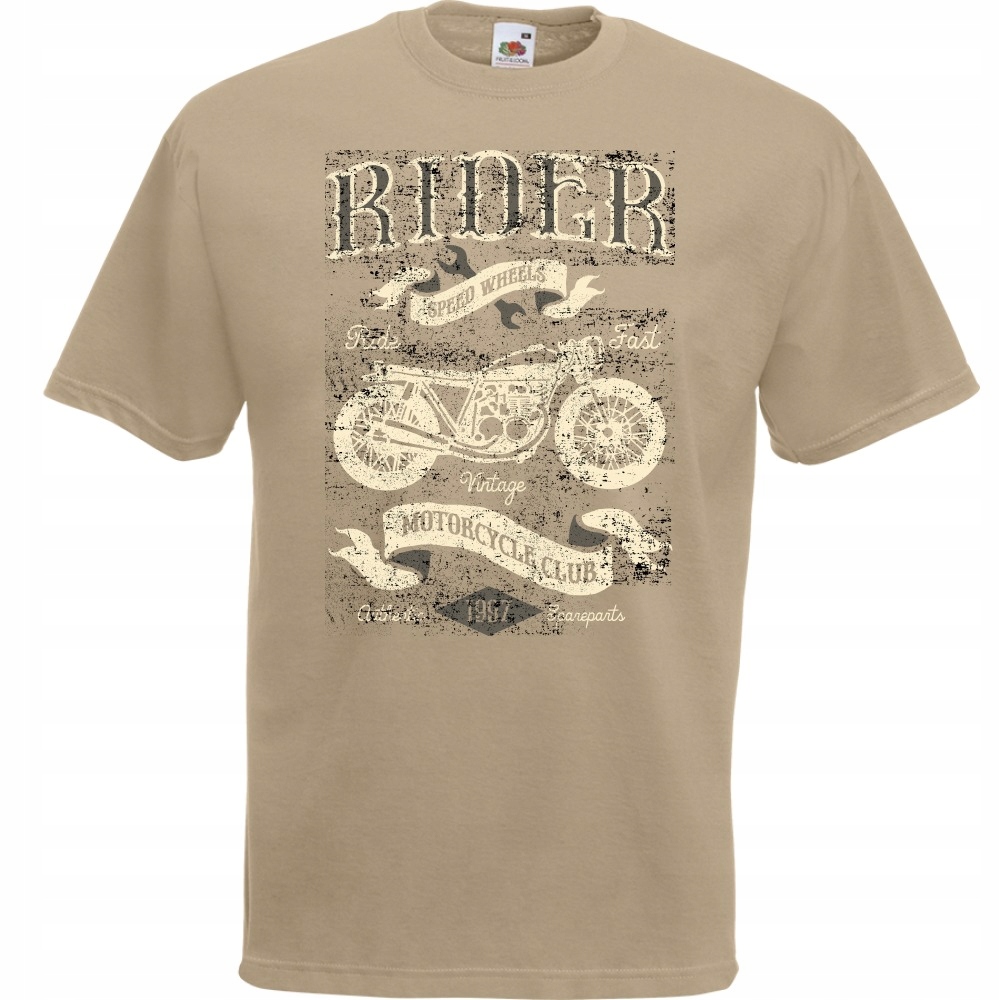 

Koszulka motocyklista motocykl vintage XXL khaki