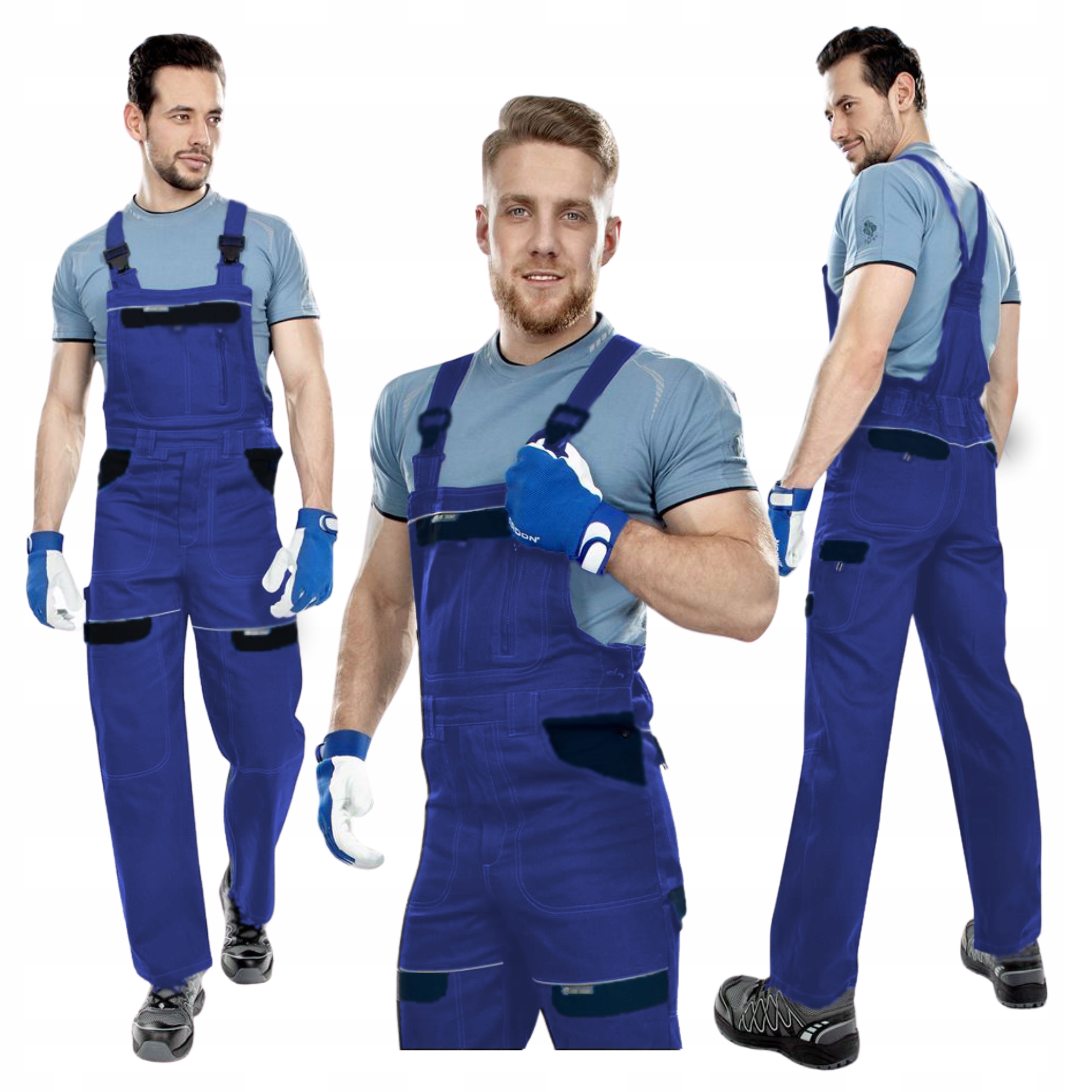 Pracovní montérky, ochranné kalhoty do práce, bavlna 100% Bavlna vel. 50