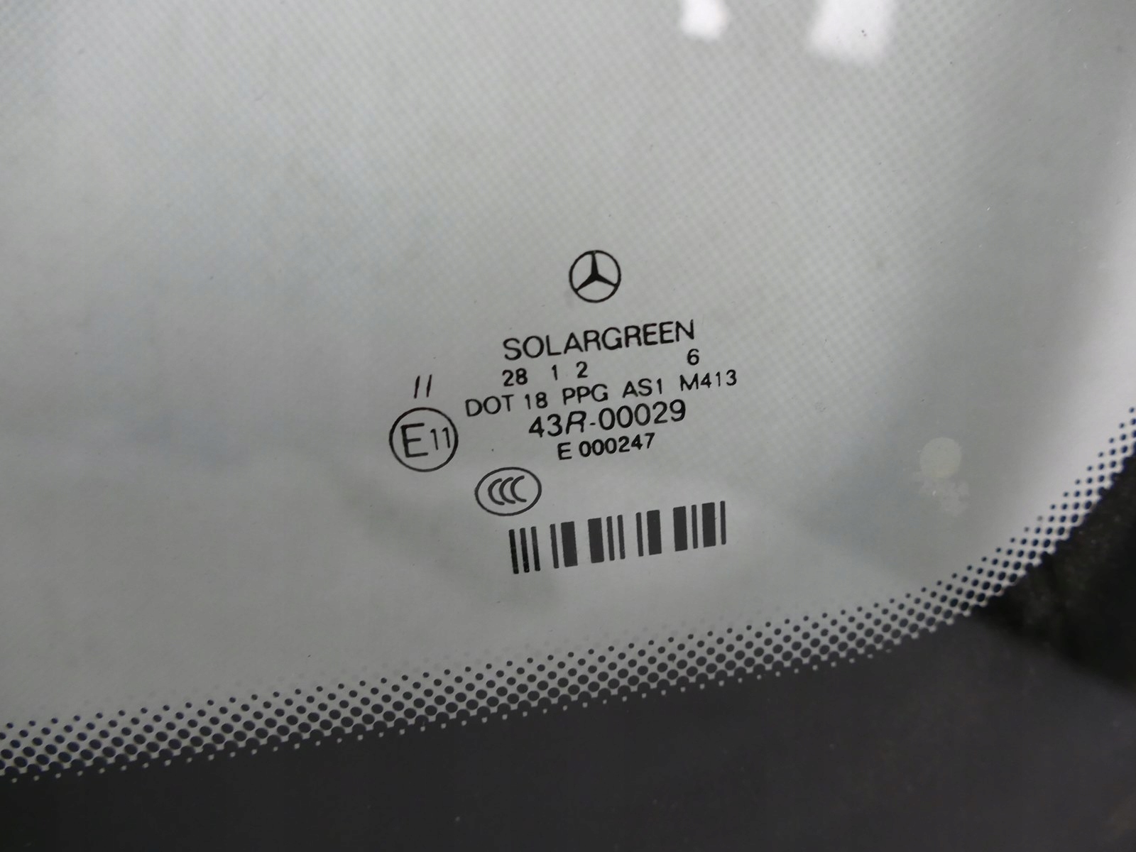 MERCEDES S W221 window iron front sensor