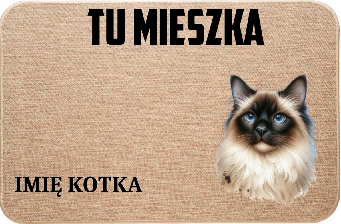 Ľanová Rohožka Tu Býva Meno Mačka Ragdoll