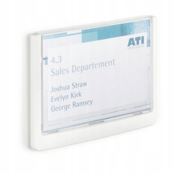 

Durable Tabliczka Przydrzwiowa 149x105,5 Biała