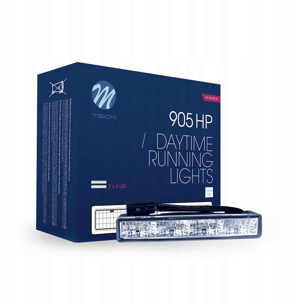 SWIATLA DO JAZDY DZIENNEJ OSRAM LED 905 12 24V