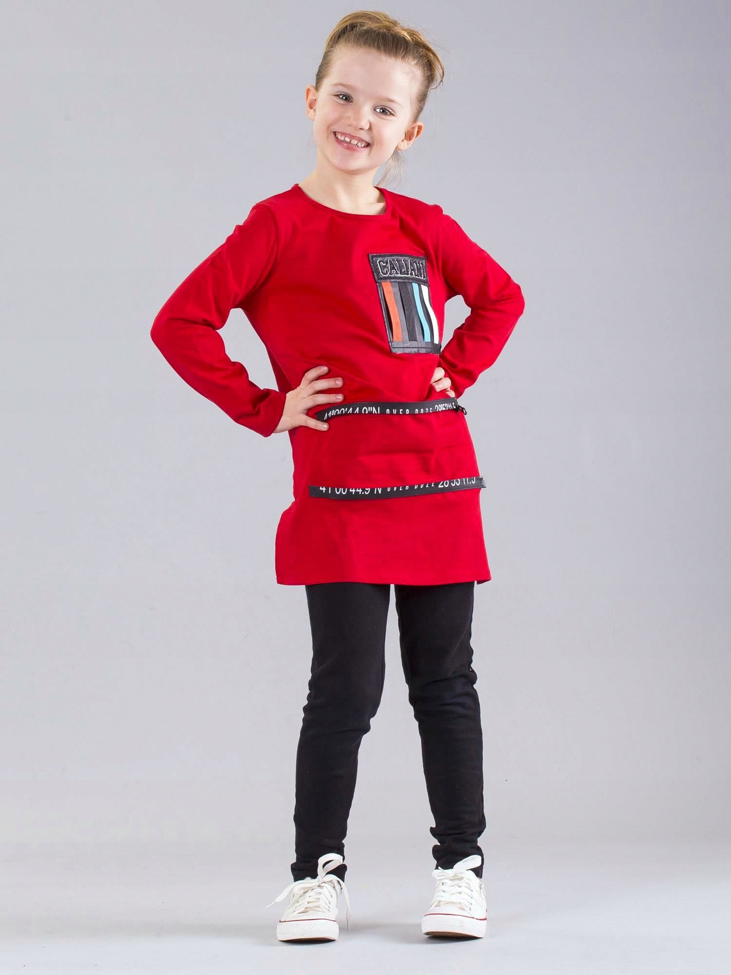 Koszulka tunika bluzka dziewczęca r. 128 8 lat Płeć dziewczynki