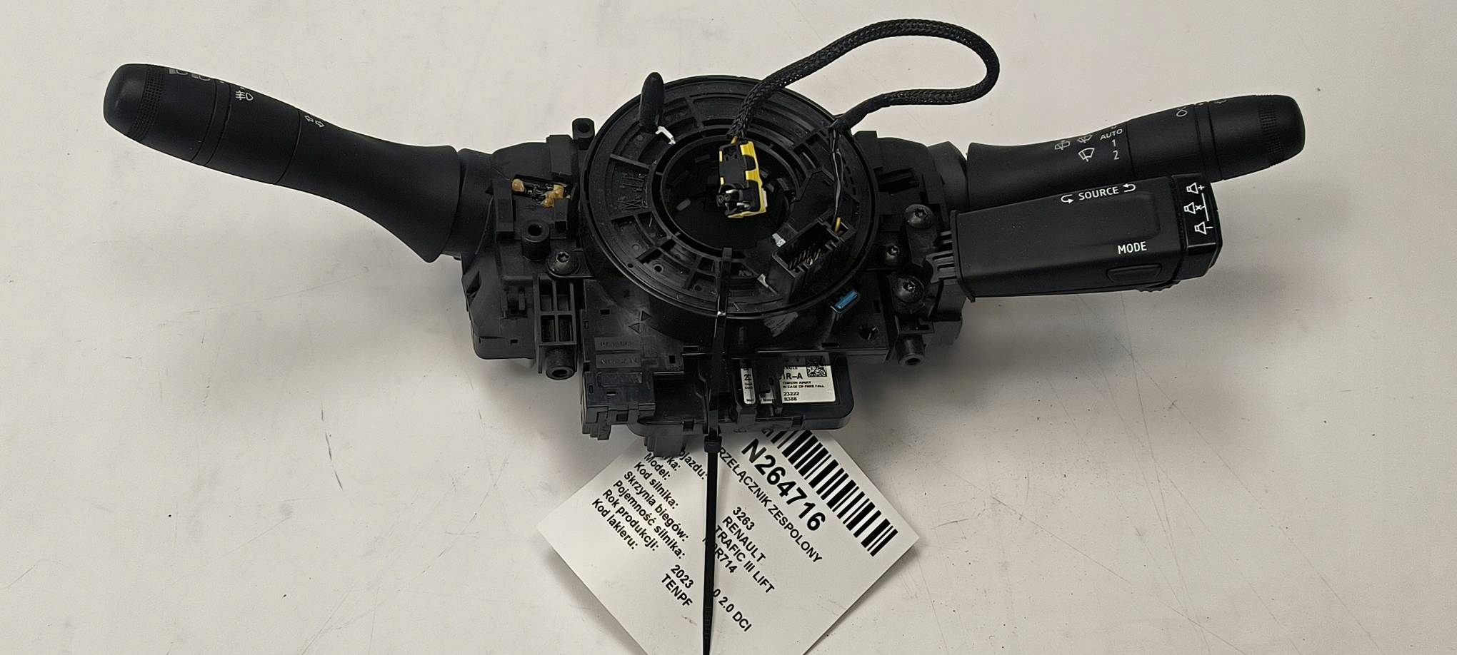 DEVIO LUCI TERGICRISTALLO TERGI 255675554R RENAULT TRAFIC III LIFT