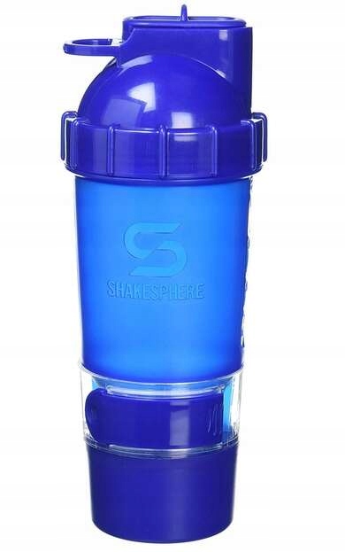 ShakeSphere Smart shaker 700ml Pojemnik Pillbox Okrągłe Dno