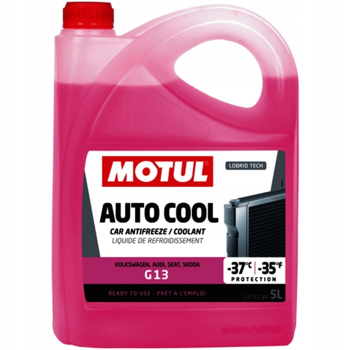 Охлаждающая жидкость 5л INUGEL G13 AUTO COOL G13 -37°C