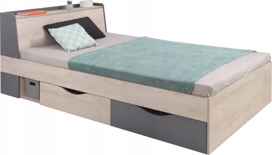 Łóżko Pojedyncze Młodzieżowe Delta 120x200