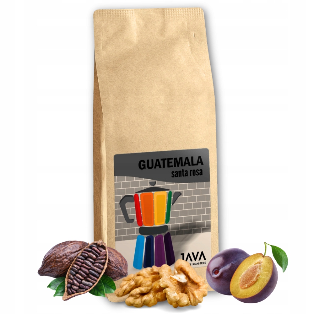 Levně Káva zrnková Guatemala Santa Rosa 1 kg – 100% arabica pro čerstvý kávovar