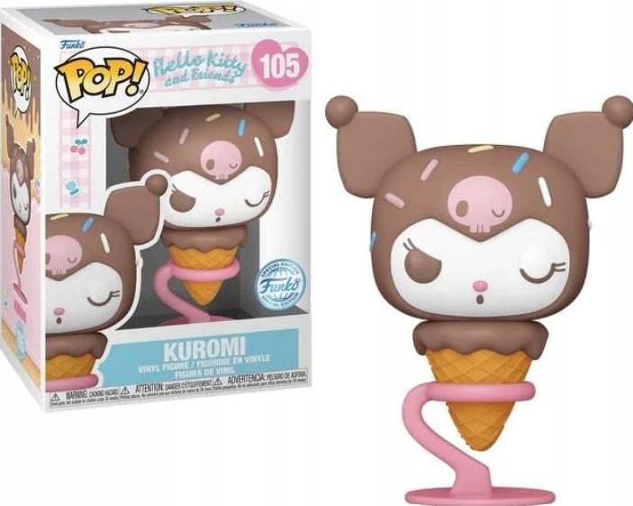 Funko Pop! Hello Kitty Sanrio 105 Kuromi Ice Cream Cone Figurka