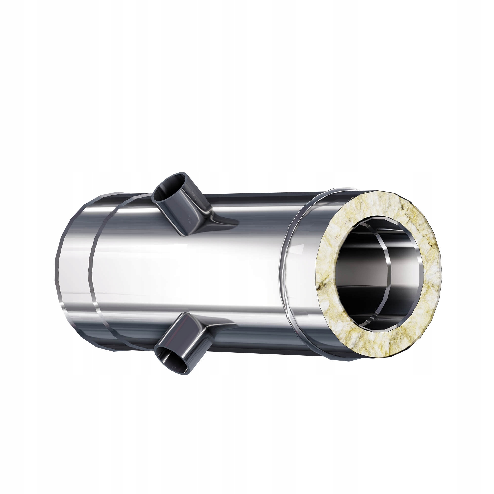 Kzd Trubka s měřícím otvorem M64x4 fi 110 0,5 m 0,8 mm komín