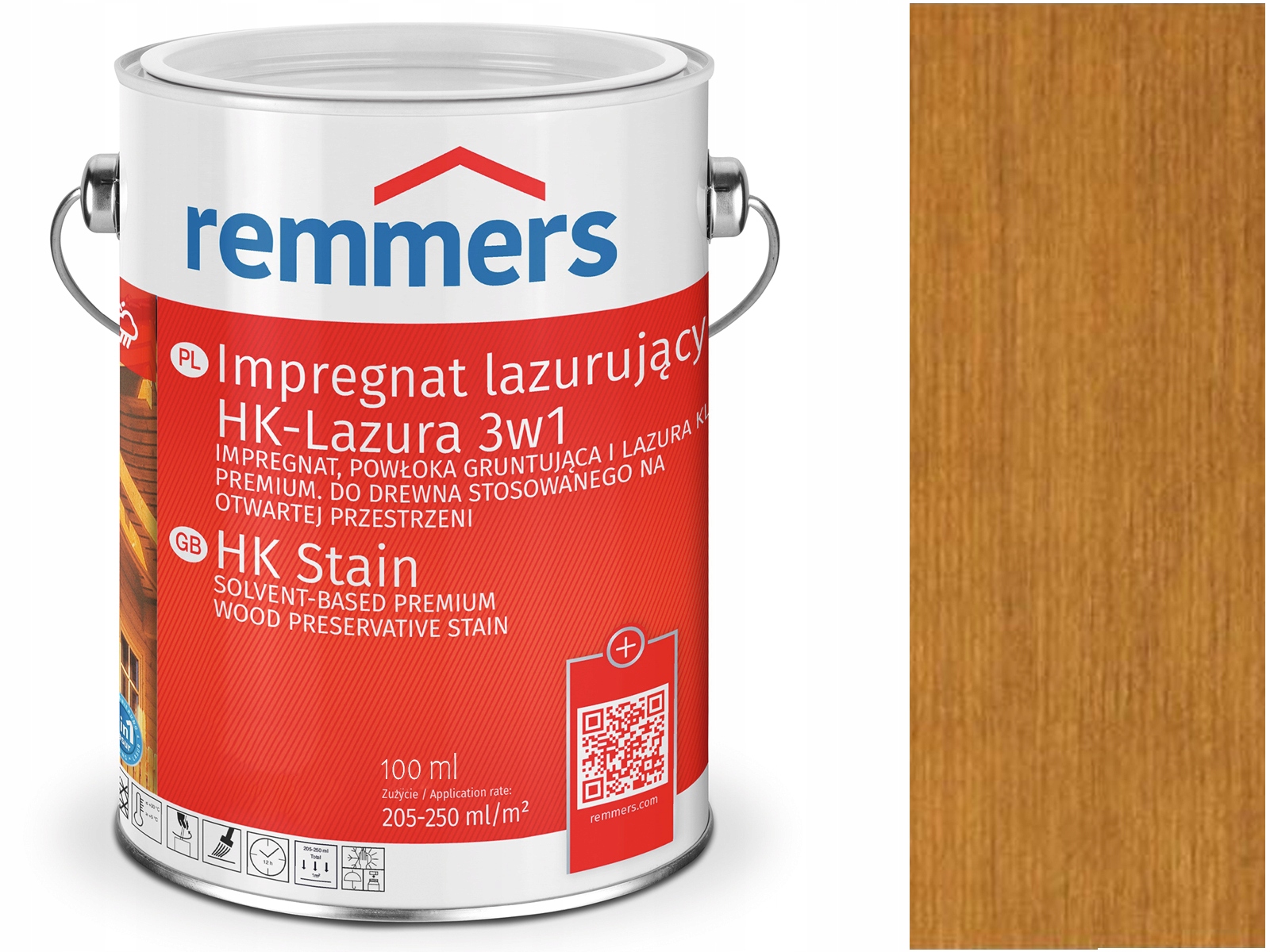 

Remmers HK-Lasur impregnat Dąb Rustykalny 100ml