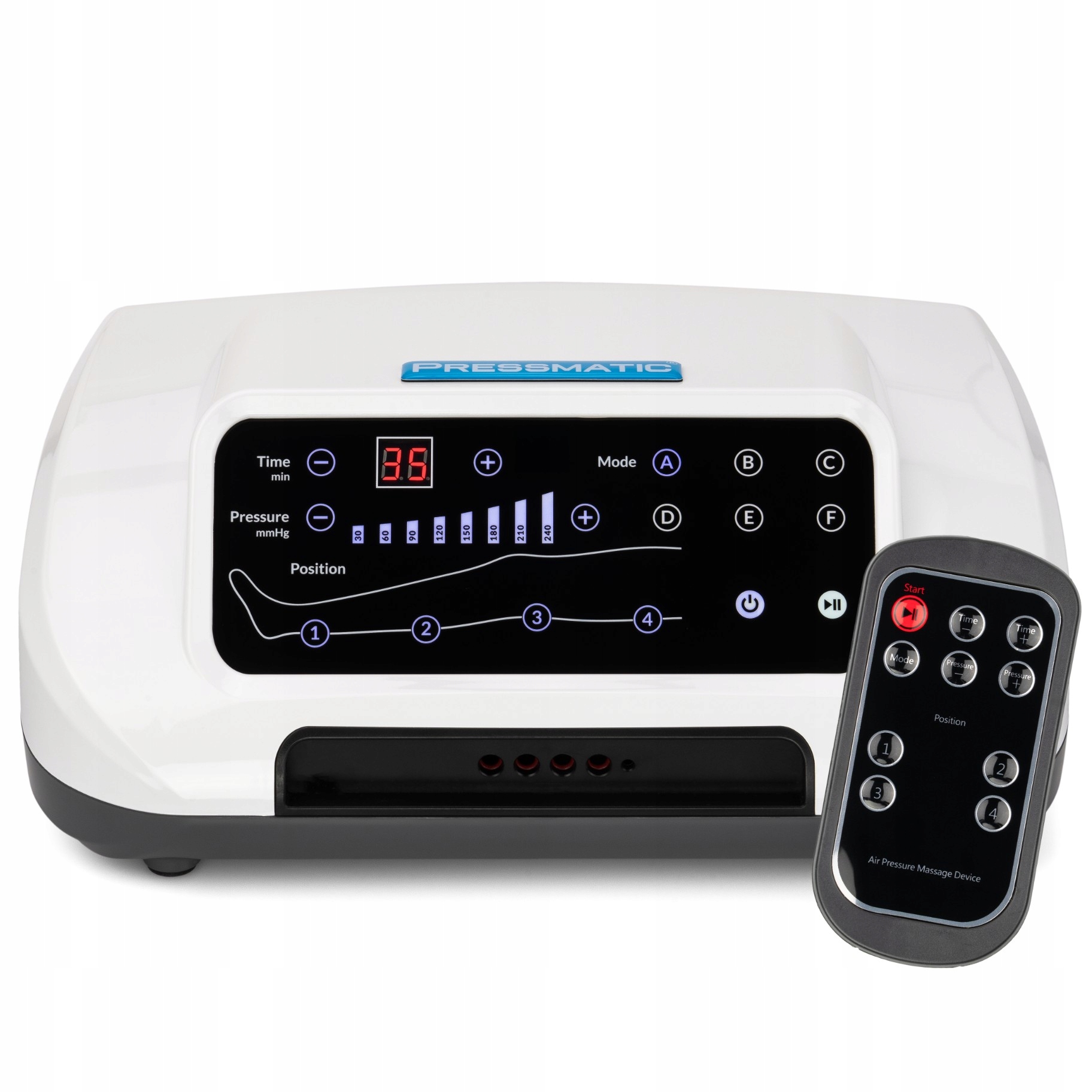 Pressmatic 4000D Presoterapia Drenaż Limfatyczny Aparat 4-komorowy