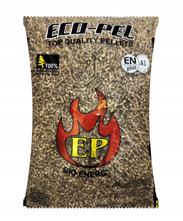 PELLET PREMIUM PALETA 65 WORKÓW 975KG WYDAJNY OPAŁ DRZEWNY 6MM Marka inna