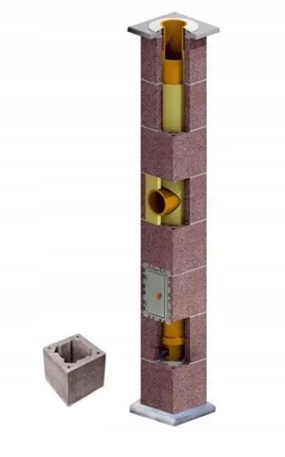 Keramický kouřový komínový systém Leier Smart 12 m fi 200, izolovaná sada