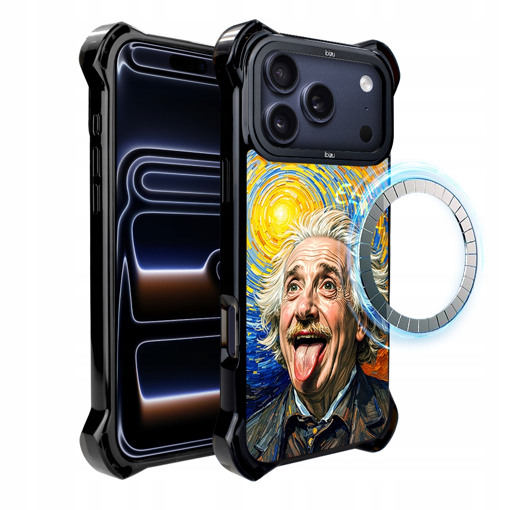 Pouzdro iPhone 17 Pro Max Ibizu DropGuard Ultra s MagSafe, Einstein
