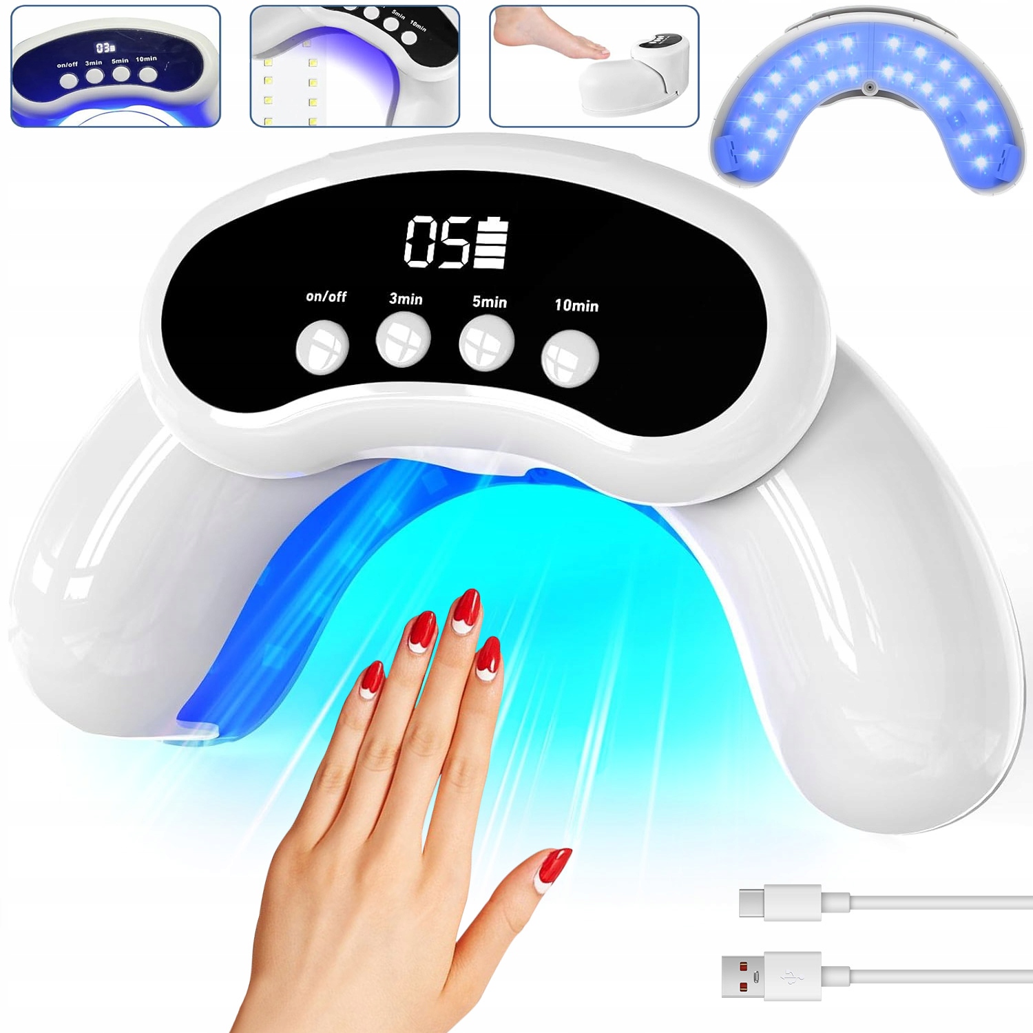 Laserová Led Lampa Pro Čištění Mykózy Nehtů, Jemná A Bezbolestná