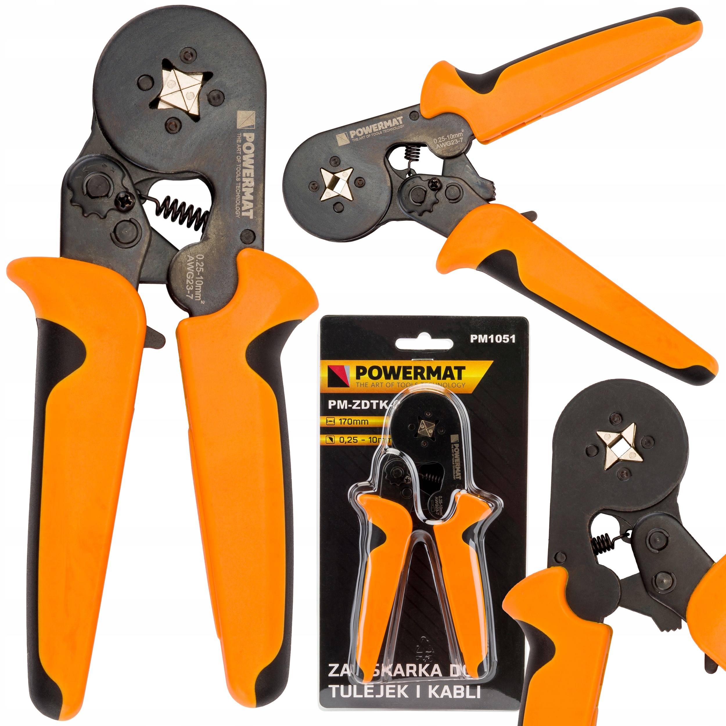 

Zaciskarka praska do Tulejek i kabli 0.25 10mm