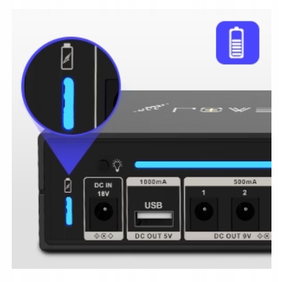 Zasilacz do efektów gitarowych Donner DP-X Model DP-X Power Supply