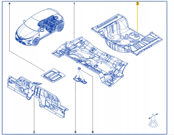 WANNA BAGAŻNIKA TYŁ ĆWIARTKA RENAULT CLIO V 19-