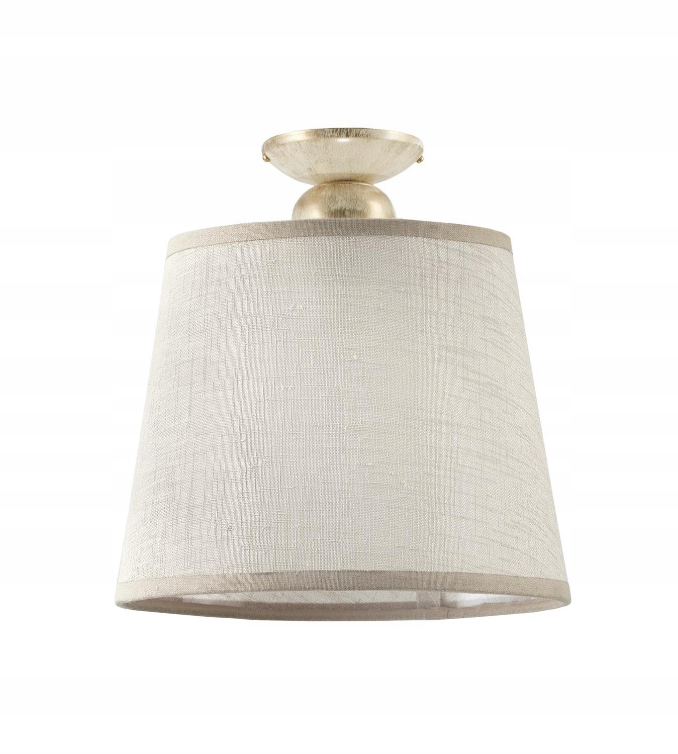 Stropná lampa Kamelia Béžová Abažúr 1xE27 38 cm Závesná lampa do izby