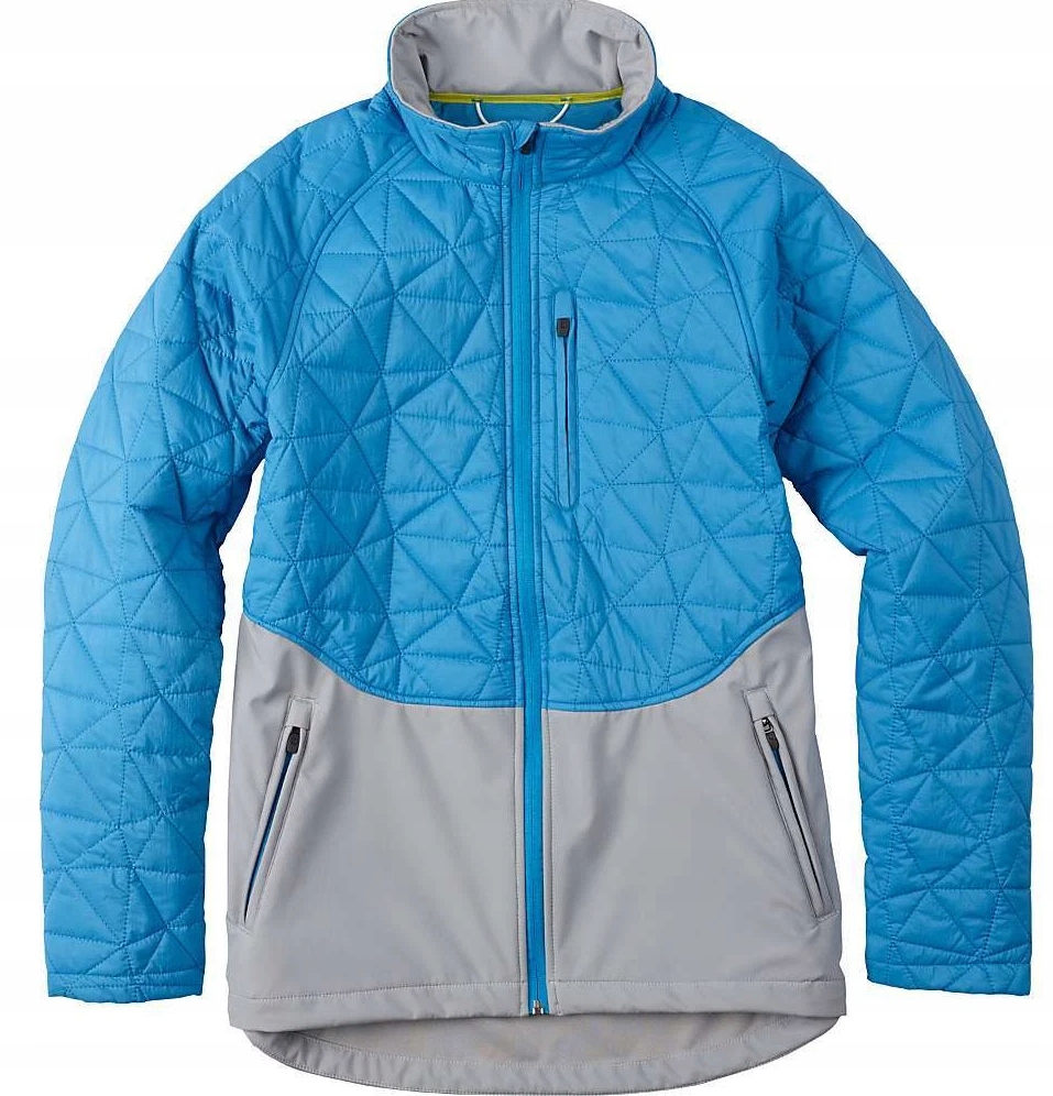 Burton Dámská Modrá Prošívaná Bunda S Šedou Až K Bokům, Velikost Jpa