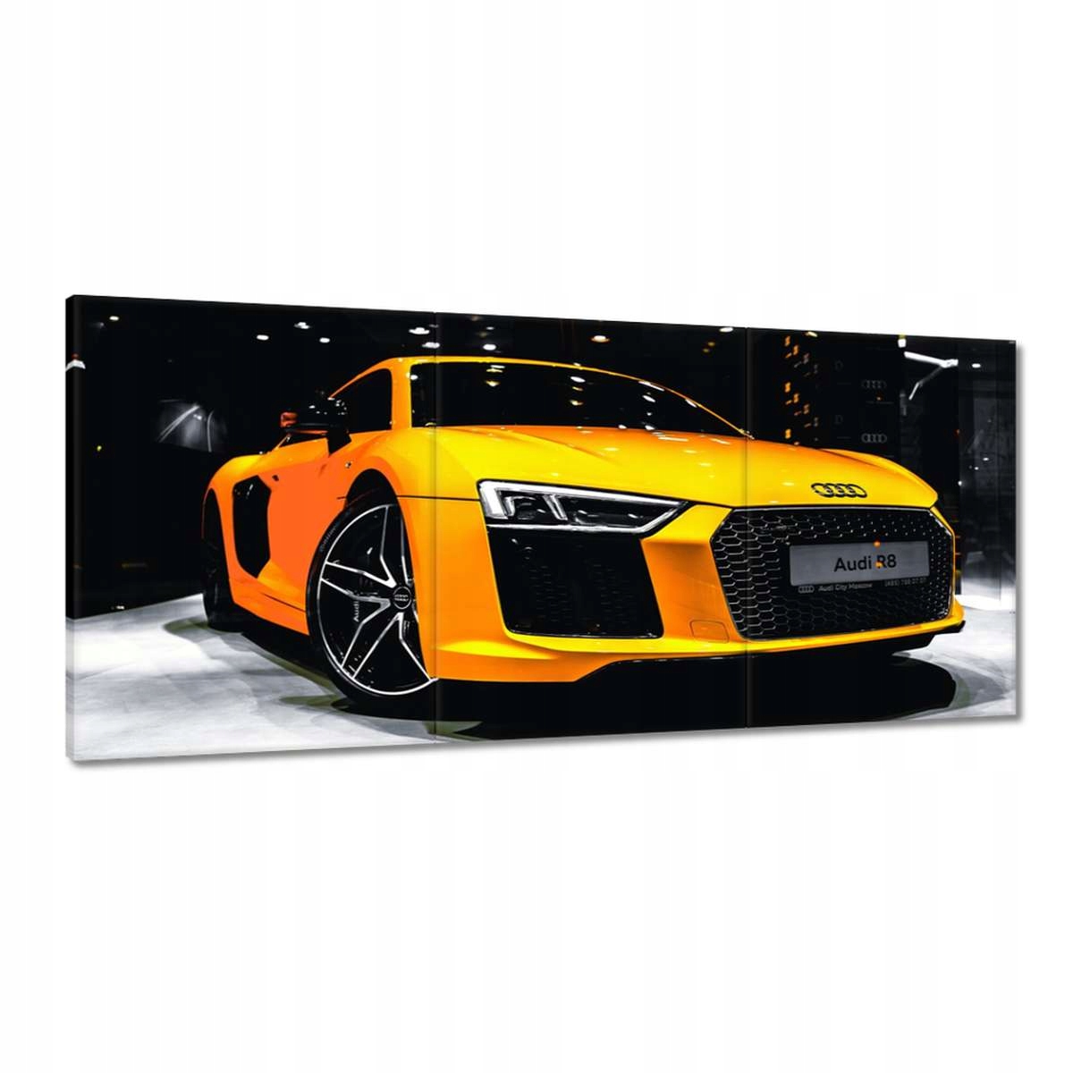 Obrazy 150x70 Žluté Audi R8