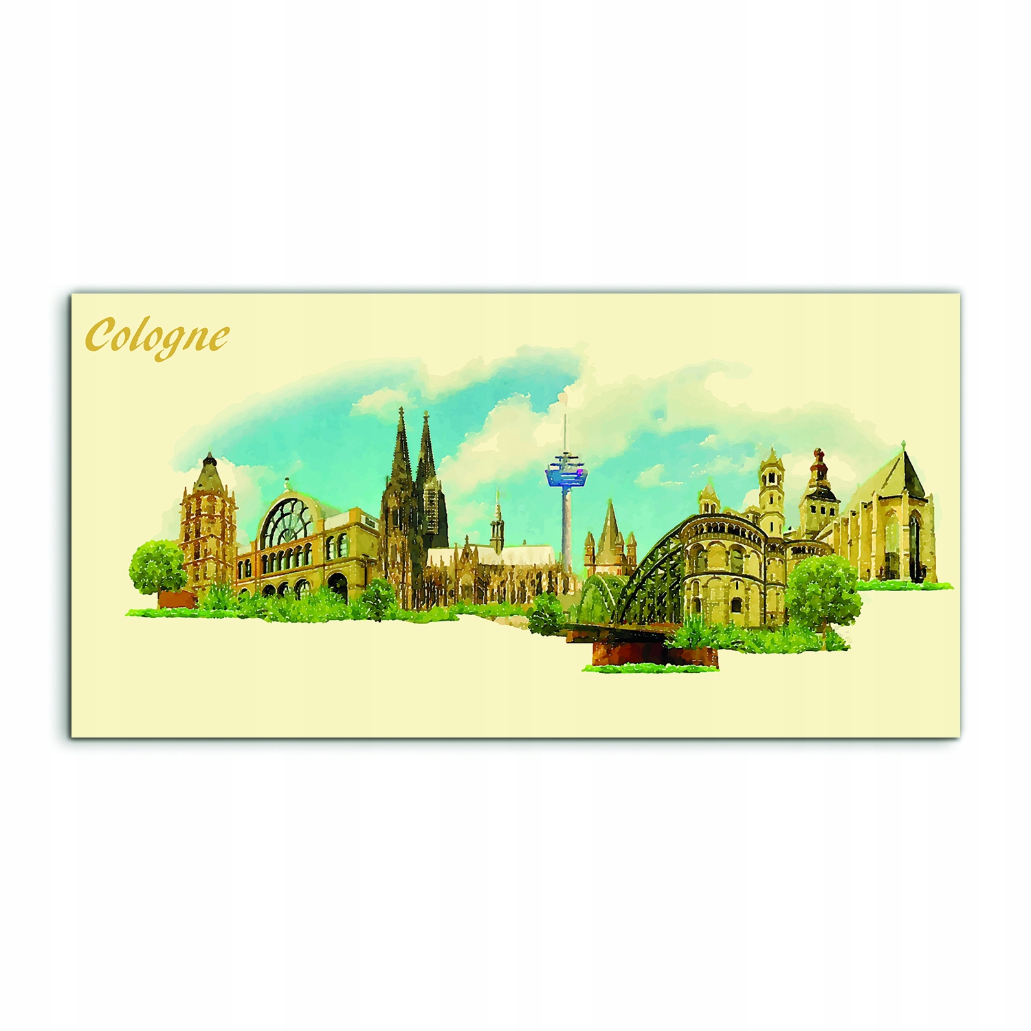 

Obraz akrylowy 100x50 wiszący Kolonia Miasto Woda