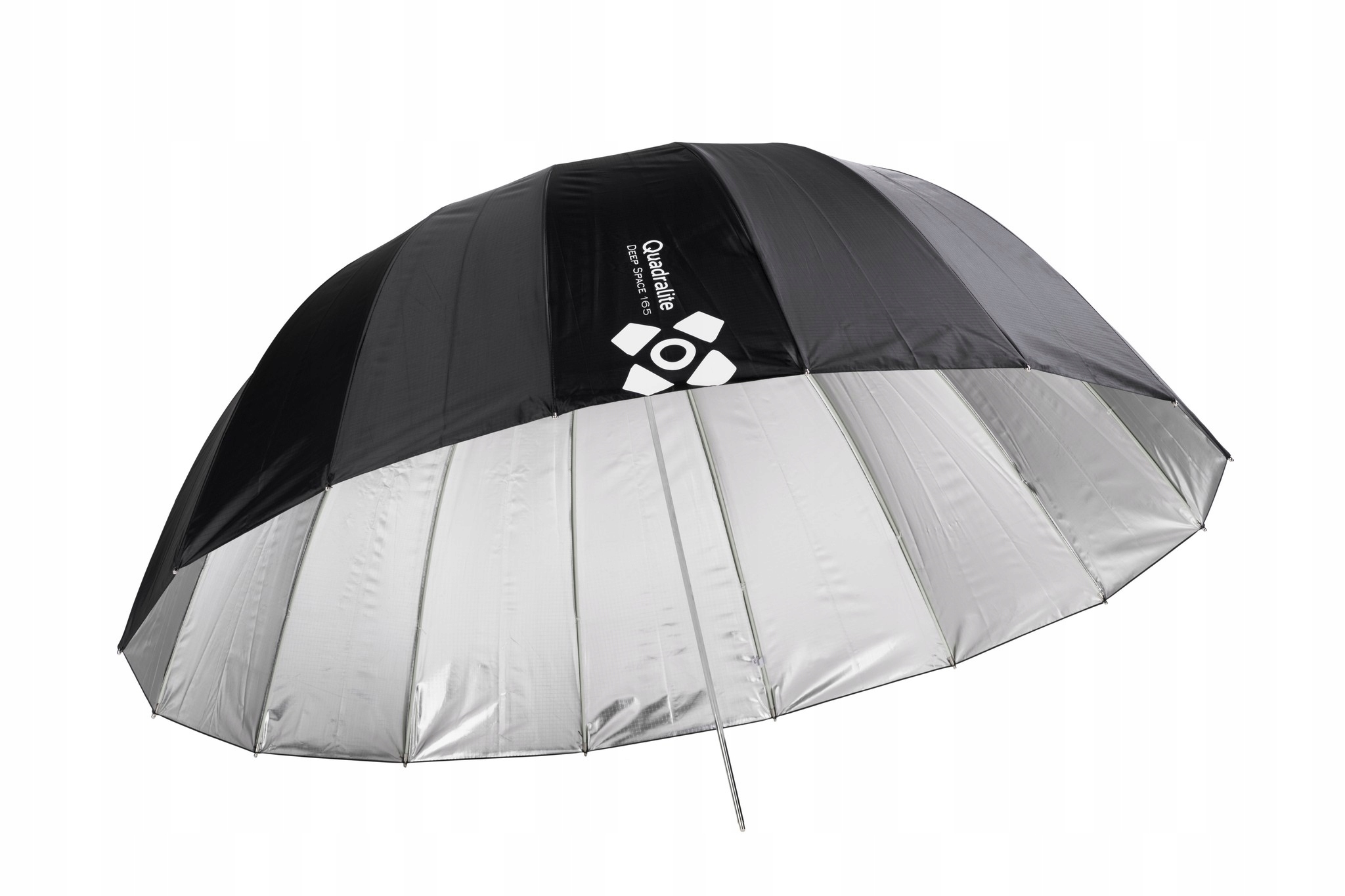 Quadralite Deep Space 165 Paraboliczny Parasol Foto Srebrny